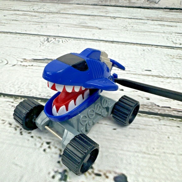 Hot Wheels Sharkruiser Pull Back - Friction Toy Car [1993] Mattel Blue Gray - Picture 1 of 9
